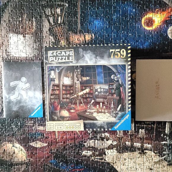 Ravensburger, Escape Puzzle - Space Observatory 759 Piece Puzzle, Complete - Picture 7 of 9